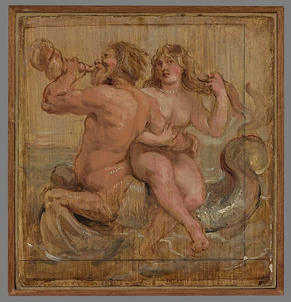  346-Pieter Paul Rubens-Nereide a cavallo di un tritone - Museum Boijmans Van Beuningen, Rotterdam   